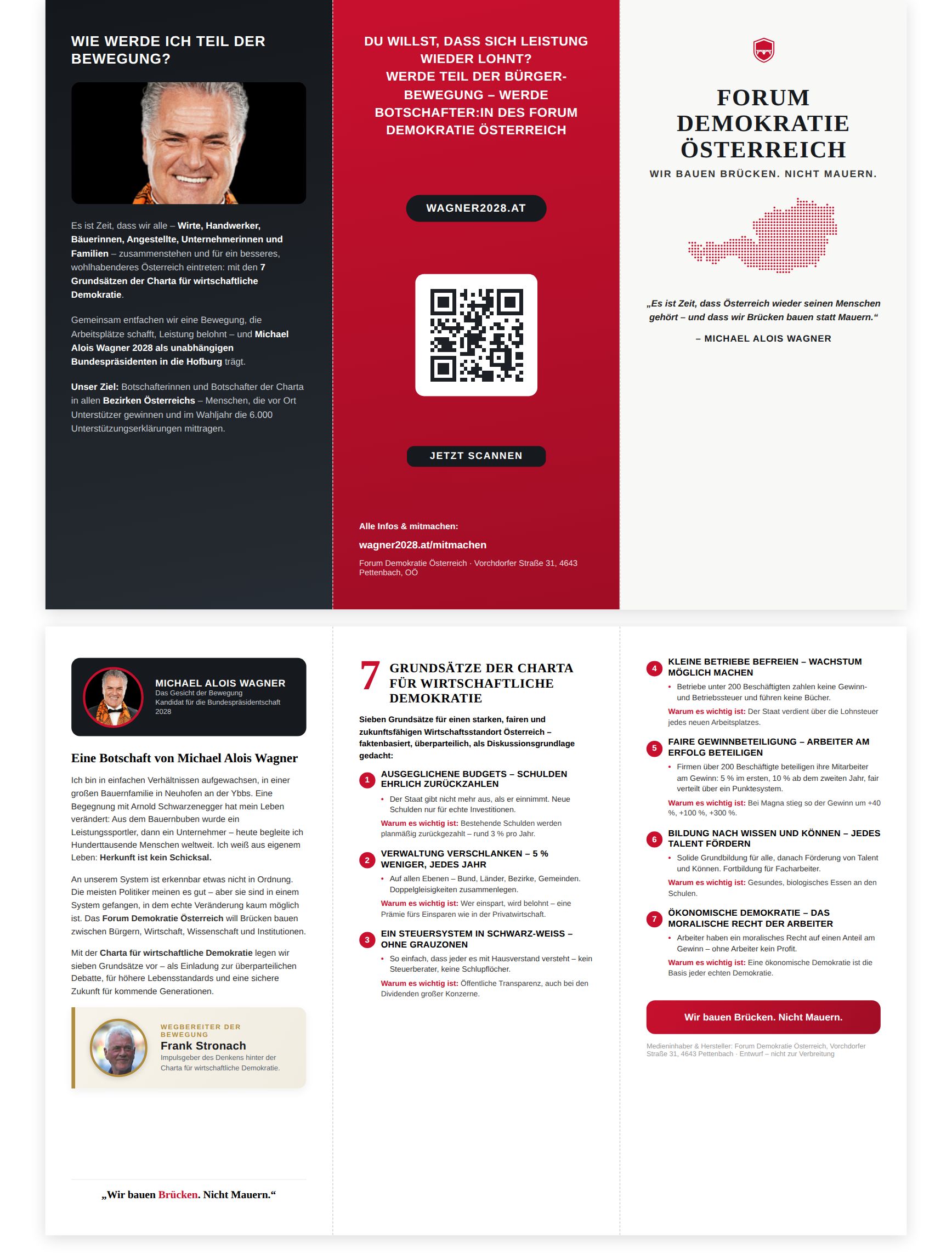 Flyer – Charta für wirtschaftliche Demokratie